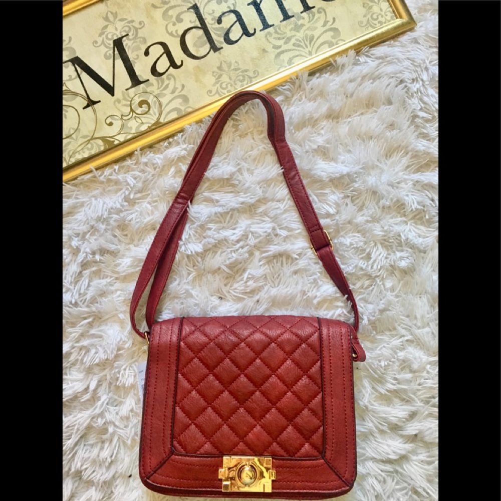 🔥Faux Leather Quilted Purse🌹 NWT🏷 - Picture 8 of 9